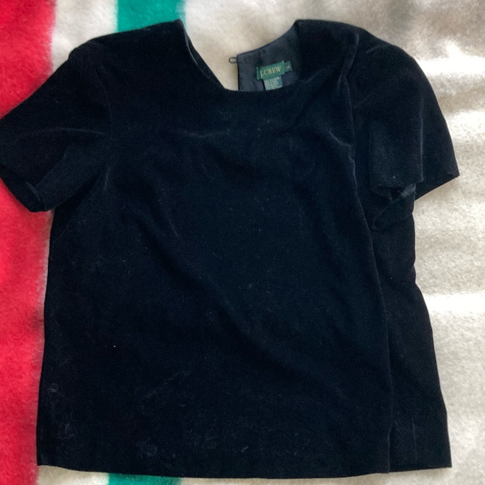 Vintage J.Crew velvet top